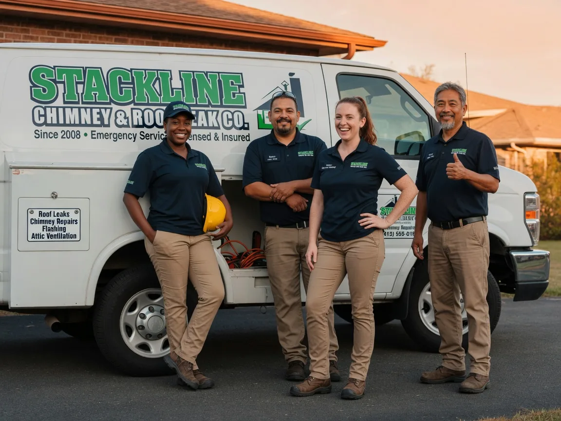 Chimney flashing repair company in Sandy Ridge, NC